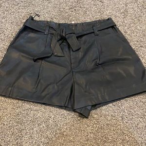 ASOS New Look leather shorts